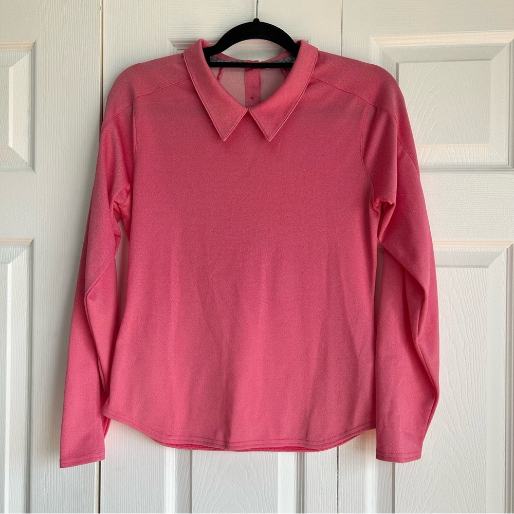 Puma Peter Pan Collar Long Sleeve Polo